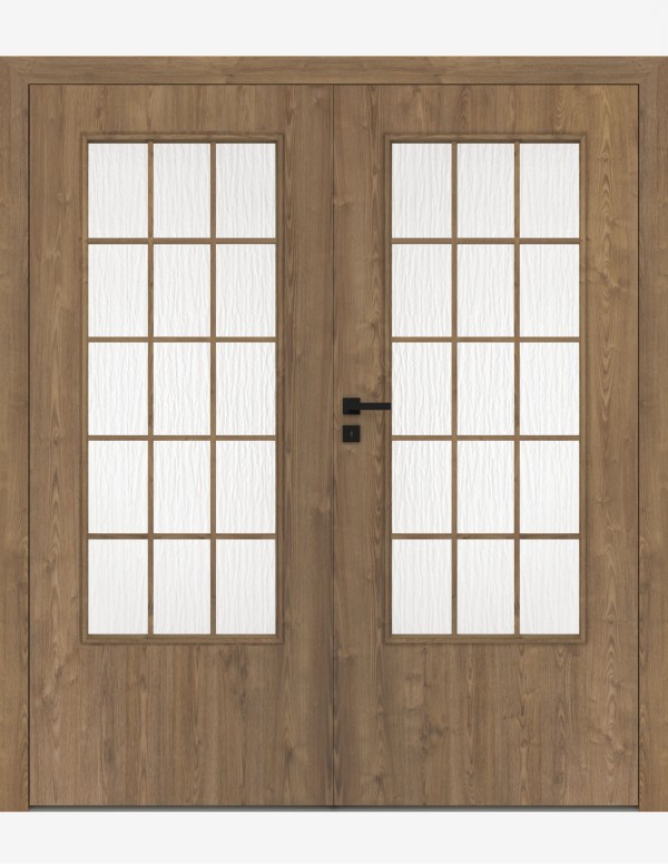 Double interior doors "STANDARD 30S" Non-rebated