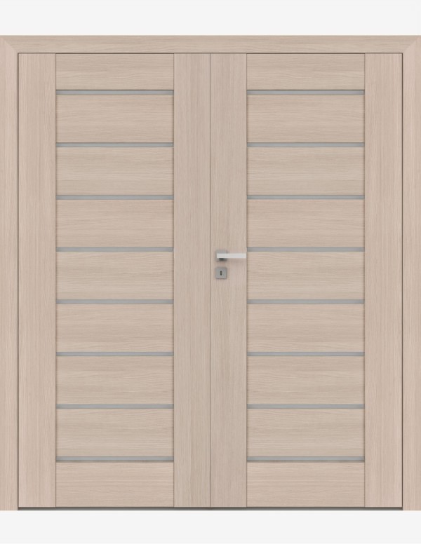 Double interior doors "PREMIUM 8" Non-rebated