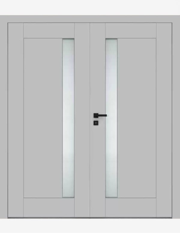 Double interior doors "ESTRA 11" Non-rebated