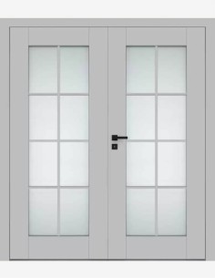 Dvigubos vidaus durys "ESTRA 13" Be užlaidos
