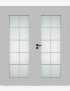 Dvigubos vidaus durys "ESTRA 14" Be užlaidos