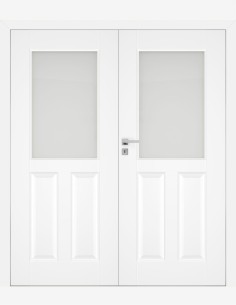 Dvigubos vidaus durys "NESTOR 2" Be užlaidos