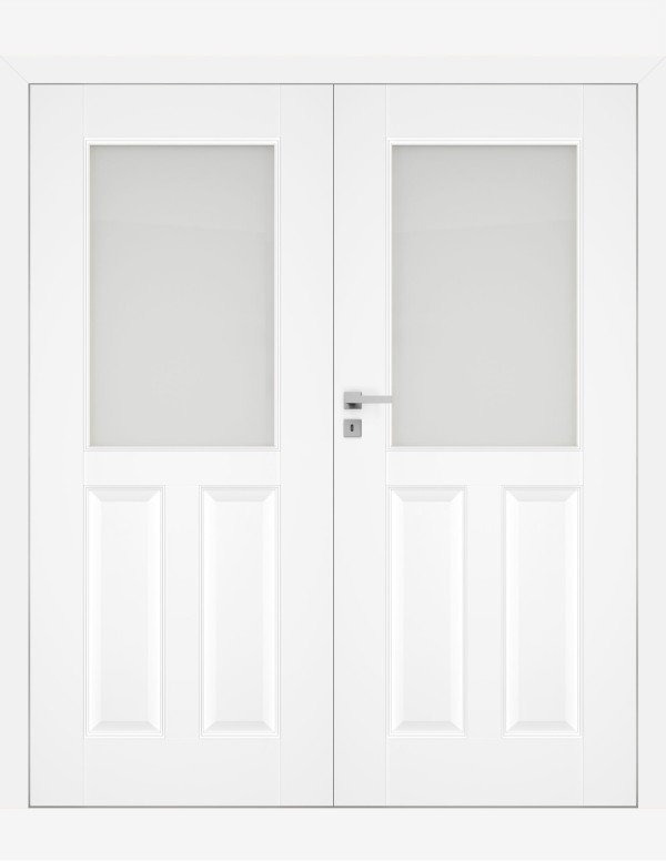 Double interior doors "NESTOR 2" Non-rebated