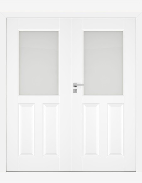 Double interior doors "NESTOR 2" Non-rebated