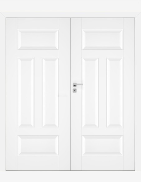 Double interior doors "NESTOR 3" Non-rebated