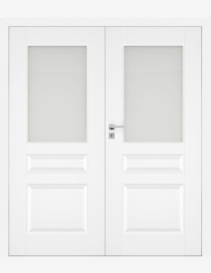 Dvigubos vidaus durys "NESTOR 6" Be užlaidos