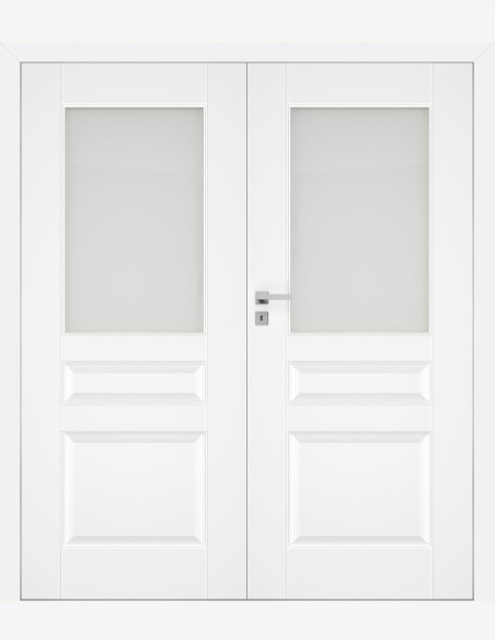 Double interior doors "NESTOR 6" Non-rebated