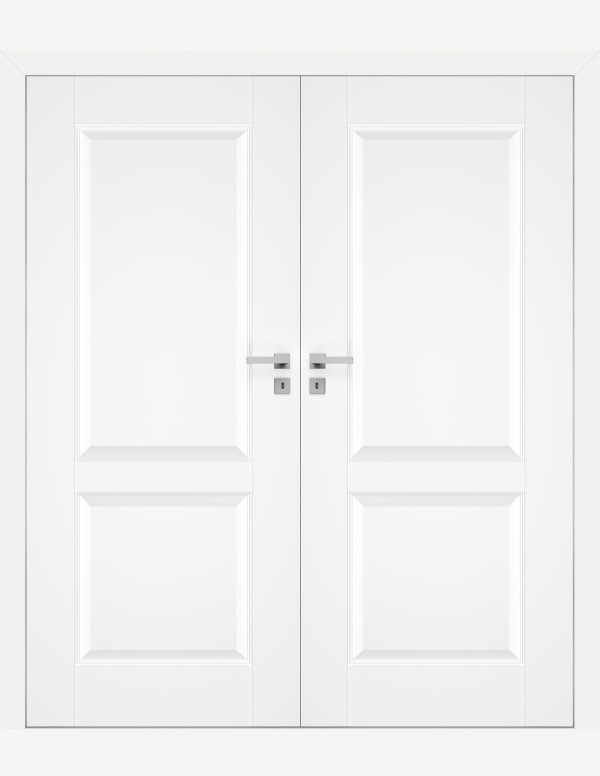 Double interior doors "NESTOR 10" Non-rebated