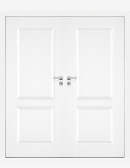 Double interior doors "NESTOR 10" Non-rebated