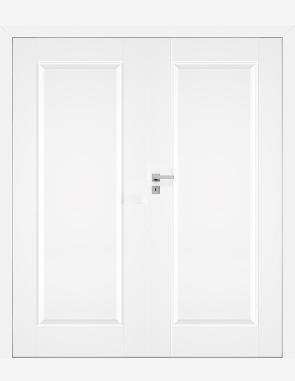 Double interior doors "NESTOR 12" Non-rebated