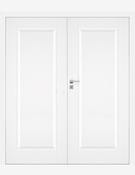 Double interior doors "NESTOR 12" Non-rebated