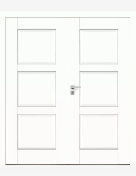 Double interior doors "BERGE 1" Non-rebated