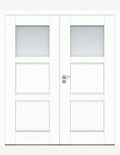 Dvigubos vidaus durys "BERGE 2" Be užlaidos