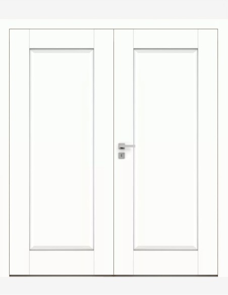 Double interior doors "BERGE 6" Non-rebated