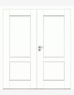 Dvigubos vidaus durys "BERGE 7" Be užlaidos