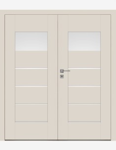 Dvigubos vidaus durys "EVEN 1" Be užlaidos