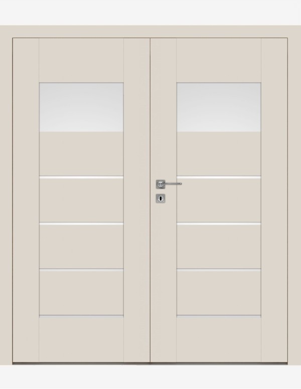 Double interior doors "EVEN 1" Non-rebated