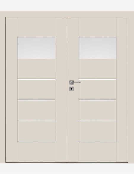 Double interior doors "EVEN 1" Non-rebated