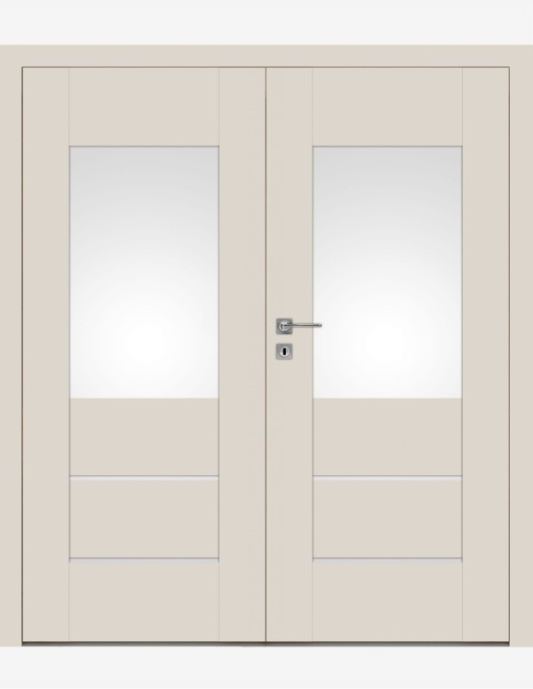 Double interior doors "EVEN 2" Non-rebated