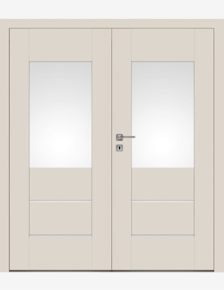 Double interior doors "EVEN 2" Non-rebated