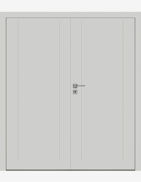 Dvigubos vidaus durys "BINITO 10" Be užlaidos