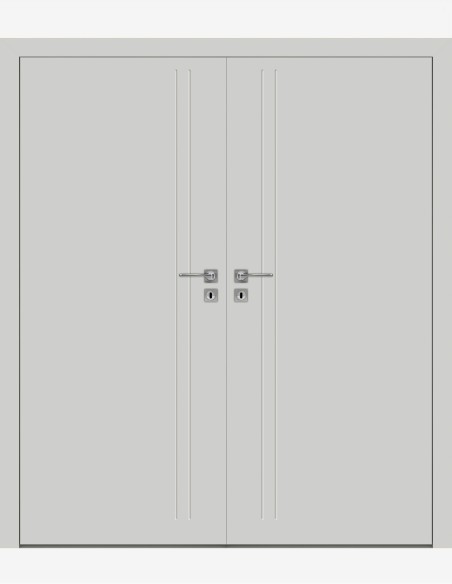 Double interior doors "BINITO 50" Non-rebated