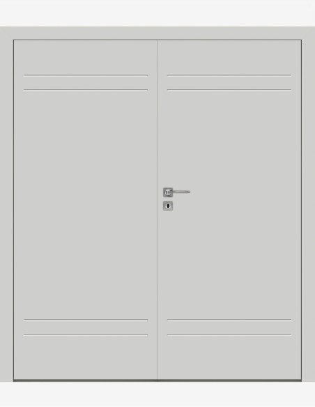 Double interior doors "BINITO 60" Non-rebated