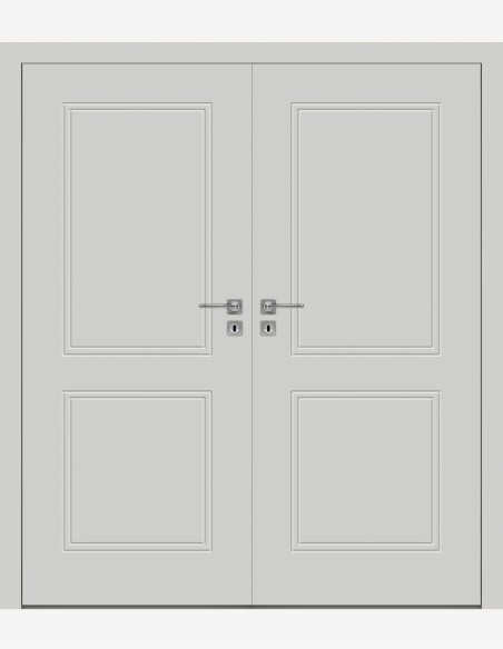 Dvigubos vidaus durys "BINITO 70" Be užlaidos