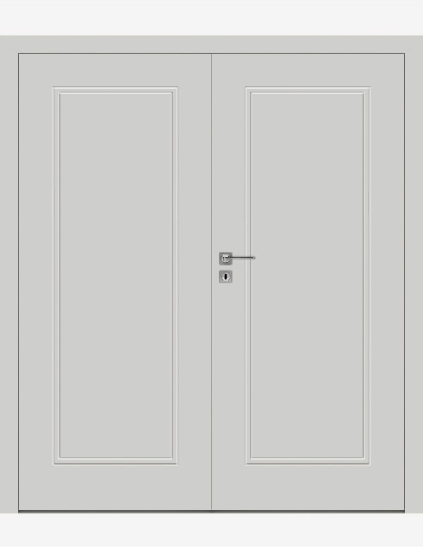 Double interior doors "BINITO 80" Non-rebated