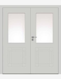 Double interior doors "BINITO 110" Non-rebated