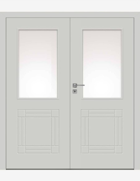 Double interior doors "BINITO 110" Non-rebated