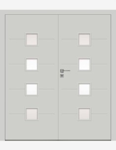 Double interior doors "BINITO 23" Non-rebated