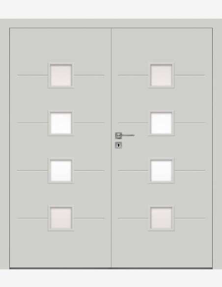 Dvigubos vidaus durys "BINITO 23" Be užlaidos