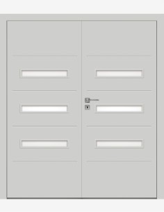 Dvigubos vidaus durys "BINITO 24" Be užlaidos