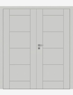 Dvigubos vidaus durys "FARGO 10" Be užlaidos