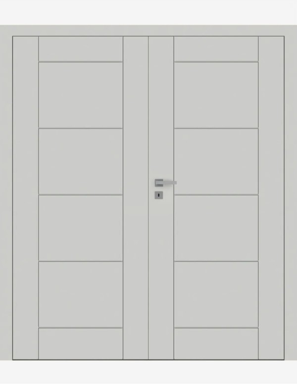 Double interior doors "FARGO 10" Non-rebated