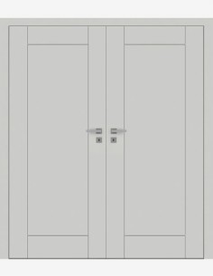 Double interior doors "FARGO 20" Non-rebated