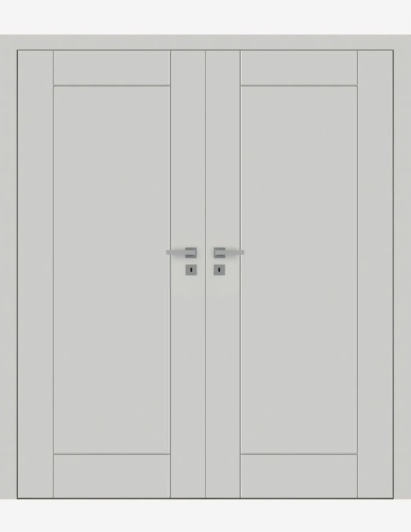 Double interior doors "FARGO 20" Non-rebated