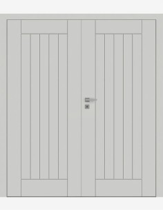 Double interior doors "FARGO 30" Non-rebated