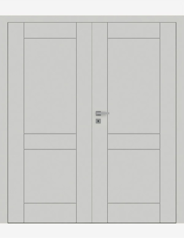 Double interior doors "FARGO 50" Non-rebated