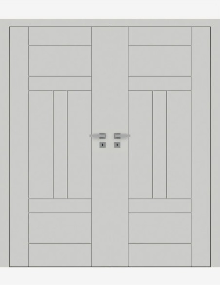 Dvigubos vidaus durys "FARGO 60" Be užlaidos