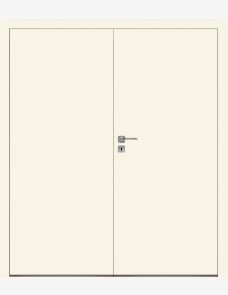 Dvigubos vidaus durys "UNI 10" Be užlaidos
