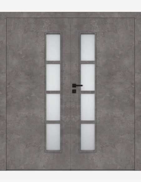 Dvigubos vidaus durys "DECO 30" CPL Be užlaidos