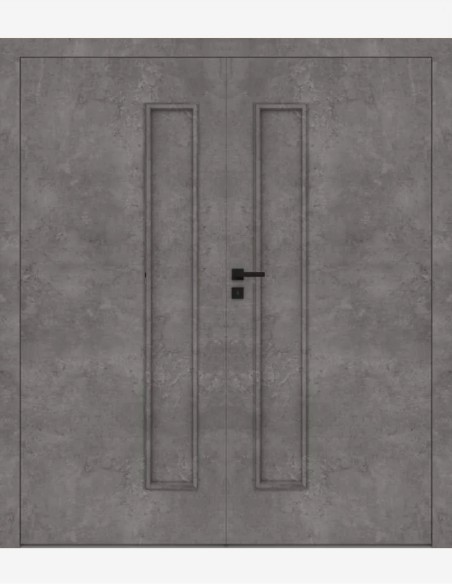 Dvigubos vidaus durys "DECO 40" CPL Be užlaidos