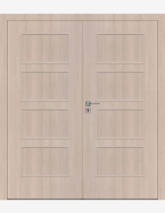 Double interior doors "MODERN 10" CPL Non-rebated