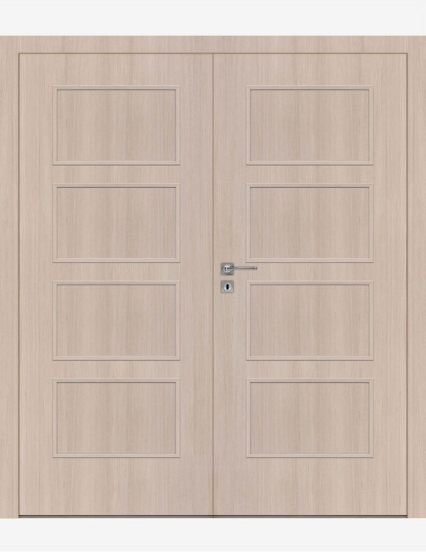 Double interior doors "MODERN 10" CPL Non-rebated