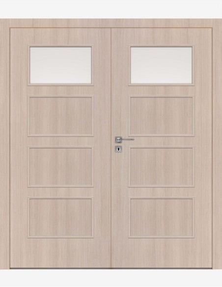 Dvigubos vidaus durys "MODERN 20" CPL Be užlaidos