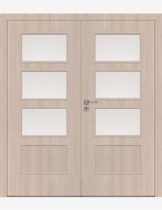 Double interior doors "MODERN 40" CPL Non-rebated