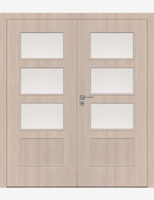 Double interior doors "MODERN 40" CPL Non-rebated