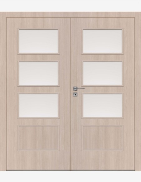 Dvigubos vidaus durys "MODERN 40" CPL Be užlaidos